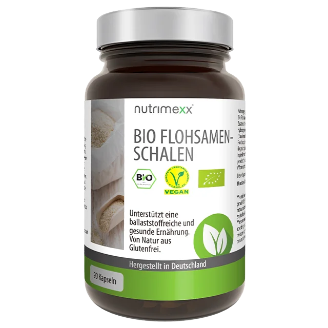 NUTRIMEXX Bio Psyllium Husk (90 Capsules)